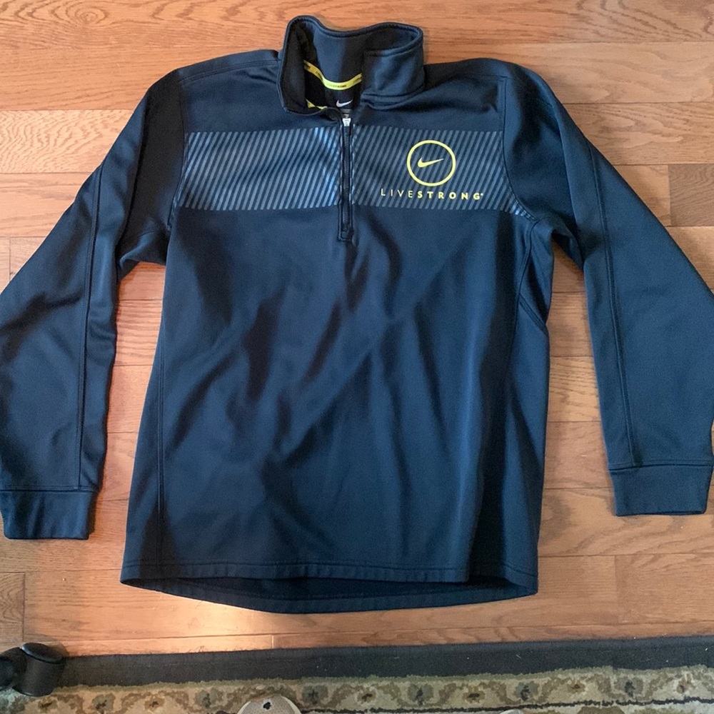 Men’s Nike Livestrong Quart-Zip Pullover